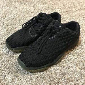 Boy’s Air Jordan Future Black Shoes Size 5Y